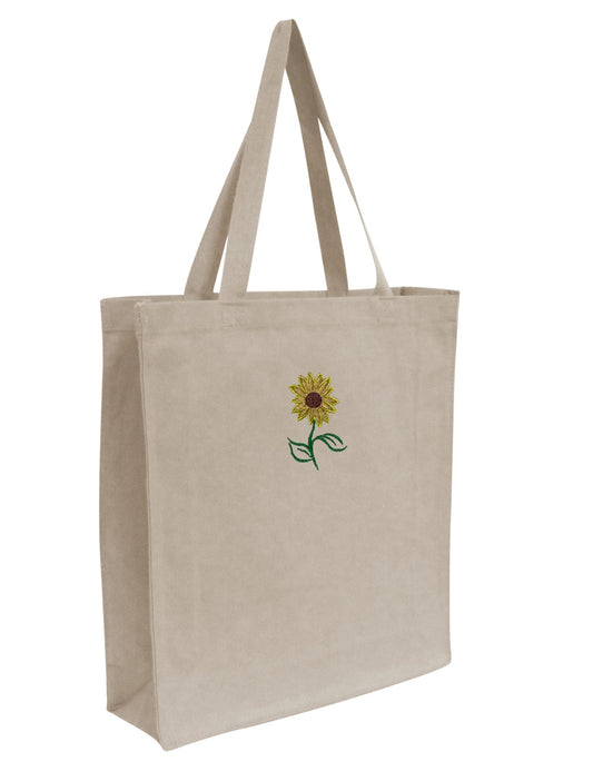 Sunflower Shoppers Tote Bag