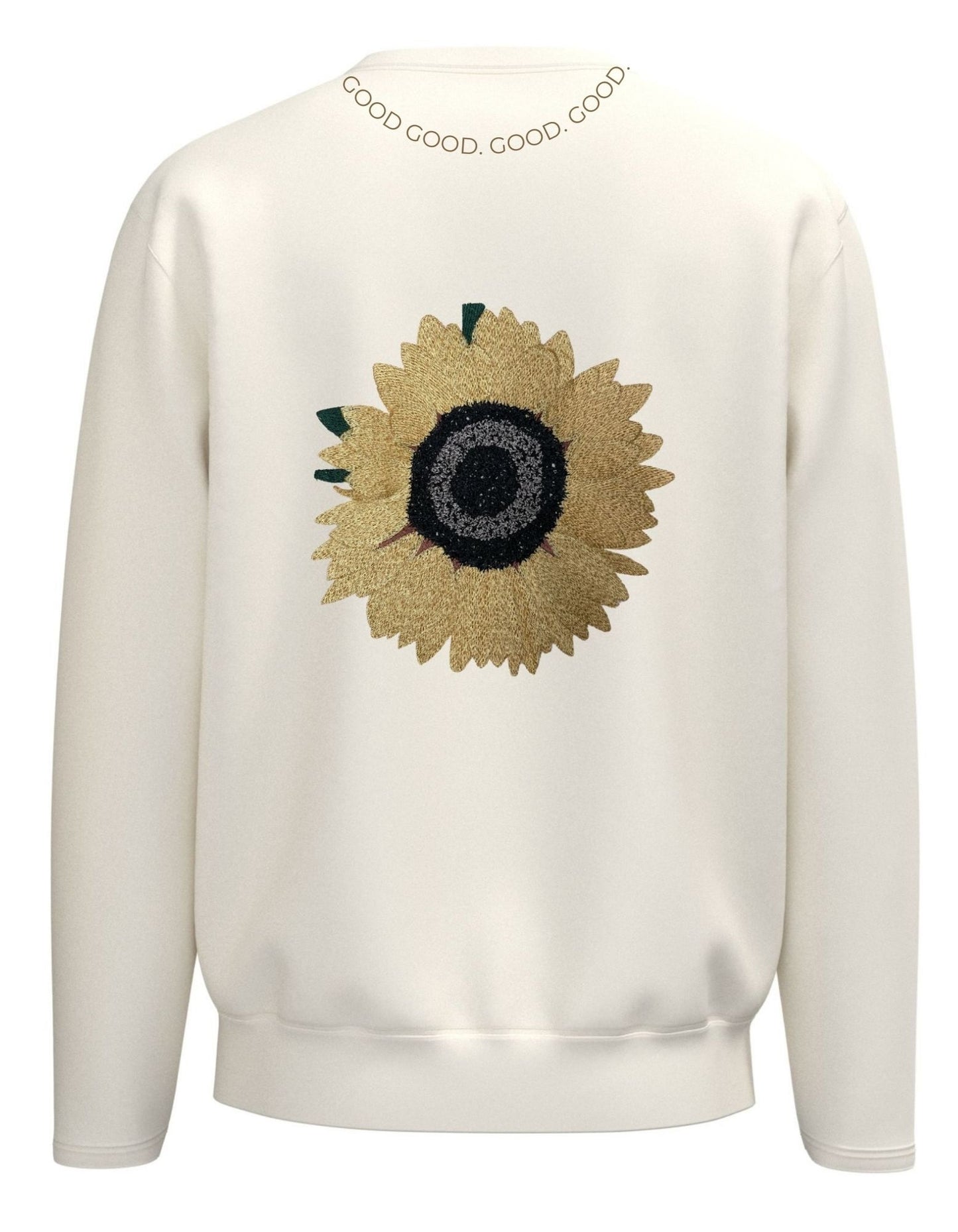 Sunflower Embroidered Crewneck Sweater